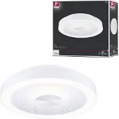 Paulmann PLM 71177, 1 lampor, LED, 3000 K, 2120 LM, IP44, Silver, Vit
