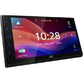 JVC - KW-M695DBT (KW-M695DBT) Bilmediaspelare Dubbel-DIN Android Auto, Apple CarPlay, Anslutning för backkamera, DAB+ Tuner, inkl. fjärrkontroll