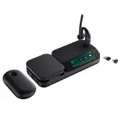 Yealink BH 71 Workstation Pro US In-ear headset Bluetooth Svart Inkl. laddnings- och dockningsstation Telefon