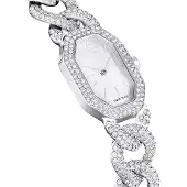 Swarovski Kristallkedja Metallklocka För Kvinnor 5668899 5668899