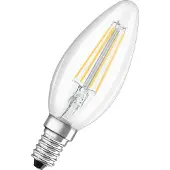 Osram - LED-glödlampa med filament - form: miniljus - klar finish - E14 - 4 W (motsvarande 40 W) - klass E - varmt vitt ljus - 2700 K