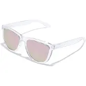 Hawkers Polariserande solglasögon One Raw Transparent Rose Gold (Ø 55,7 mm)