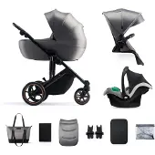 Kinderkraft 3-i-1 barnvagn PRIME 2 3IN1 MINK PRO grå KSPRIM02GRY300I