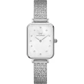 Daniel Wellington Quadro Pressed Piano Lumine Silver MOP White DW00100580