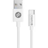 Ginza.se Champion: USB-A till USB-C Kabel 1m Vit