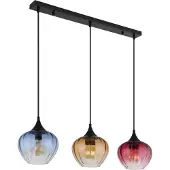 Globo Glas pendellampa Sander, dimbar, Multifärgad, Vardagsrum / matsal, Glas, Pendellampa