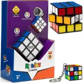 Spin Master Original Rubiks klassiska kub (kub + nyckelring)