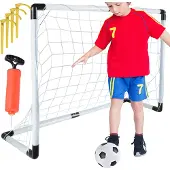 Trizand fotbollsmål + grå + pump 23459