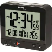 Techno Line WT 195 Väckarklocka DCF Svart Larmtider: 1