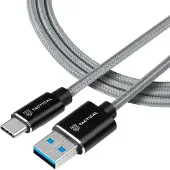 Tactical Fast Rope Laddningskabel - USB-A/USB-C - 0.3m