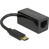 DeLOCK USB 2.0 Adapter [1x USB-C hane - 1x RJ45 hona] - Netzwerkadapter - USB-C 3.1 - Gigabit Ethernet x 1 12.7 cm