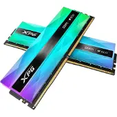 A-Data Technology XPG LANCER NEON RGB - DDR5 - sats - 64 GB: 2 x 16 GB - DIMM 288-pin - 6000 MT/s / PC5-48000 - CL30 - 1.35 V - ej buffrad - on-die ECC - silvergrå
