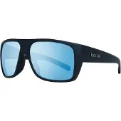 Bolle Square Mens Matte Black Phantom+ Polarized Photochromic Falco Solglasögon