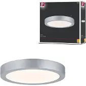 Paulmann LED panel Lunar, Aluminium / grå / zink, Arbetsrum / kontor, Aluminium / grå / zink, LED-panel