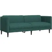 vidaXL 3-sitssoffa, Relaxstol med armstöd och ryggstöd, Säte med ben, TV-fåtölj för vardagsrum, Modern, 372617