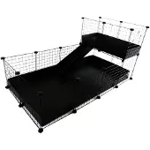 C&c Modulär 4x2 Gnagarbur Med 2x1 Loft Och Ramp