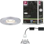 Paulmann 94304 EBL Nova mini Coin LED-inbyggnadsbelysning LED LED fast installerad 4 W Aluminium