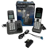 Panasonic KX-TGD322 Trådlös Telefon - Vit och Svart