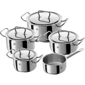 Zwilling Set Med 5 Polerade Twin Classic-kastruller