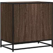 vidaXL Byrå brun ek 70x41x70 cm konstruerat trä