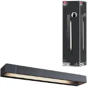 Paulmann Lucille 71205 Badrumsväggbelysning 17 W Varmvit Svart