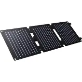Trust Computer Products Zuny - Solcellspanel - portabel - 20 watt - 2 utdatakontakter (USB-C, USB) - svart