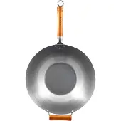 KENHOM Ken Hom Excellence, Rund, Wokpanna, Stål, Trä, Kolstål, 36 cm