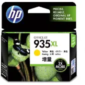 HP 935XL - High Yield - Gul - Original - Patron - för Officejet 6812, 6815, 6820 Officejet Pro 6230, 6230 ePrinter, 6830, 6835