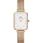 Daniel Wellington Quadro Pressed Melrose Lumine Rose Gold White DW00100527
