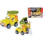 Simba Fireman Sam terrängfordon med takaltan, leksaksfordon
