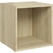 vidaXL TV-bänk sonoma-ek 37x35x37 cm spånskiva