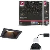 Paulmann 93127 Cole LED-inbyggnadsbelysning LED LED 6 W Svart