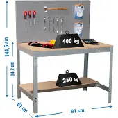 Simonwork (bancos De Trabajo) Bt2 Arbetsbänk 1445x910x610 Mm