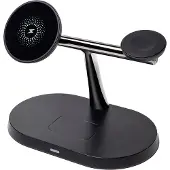 MaXlife MXWC-03 3-i-1 trådlös laddare - 15W - Svart