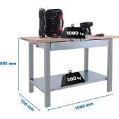 Simonwork (bancos De Trabajo) Bt6 Pro Box Arbetsbänk 865x1200x750 Mm