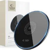 Tech-Protect QI15W-C1 Universell Trådlös Laddare - 15W - Svart