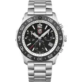 Luminox Pacific Diver Kronograf Rostfritt Stål Svart Urtavla Kvarts XS.3141.M 200M Herrklocka svart