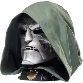 Hasbro Doctor Doom Premium Hjälm Cosplay-produkt för vuxna, Marvel Legends-serien, åldrar 14+