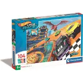 Clementoni Pussel 104 bitar Hotwheels,