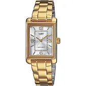 Casio Klocka - - LTP-1234PG-7AEF - Rostfritt stål - Mineralglas - Vattentät 3 Atm