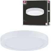 Paulmann LED taklampa Abia, Vitt / opal, Vardagsrum / matsal, Syntetmaterial, Modern, LED-taklampa