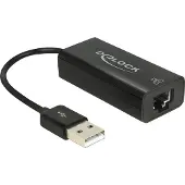 DeLOCK 62595 Nätverksadapter 100 MBit/s USB-A, RJ45