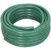 vidaXL Trädgårdsslang med kopplingar grön 0,6" 20 m PVC