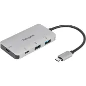 Targus - Hubb - 2 x USB 3.2 Gen 1 + 1 x USB-C 3.2 Gen 1 + 1 x USB-C 3.2 Gen 1 (strömförsörjning) - skrivbordsmodell