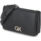 Calvin Klein Ck Monogram Väska med Klaff Svart