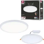 Paulmann Areo panel 3stepdim rund 840 vit 23 cm VariFit, dimbar, Vitt / opal, Vardagsrum / matsal, Syntetmaterial, Modern