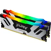 Kingston FURY Renegade RGB - DDR5 - sats - 32 GB: 2 x 16 GB - DIMM 288-pin - 6400 MT/s / PC5-51200 - CL32 - 1.1 V - ej buffrad - on-die ECC