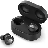 Philips T8505BK/00 Trådlösa Bluetooth In-Ear-hörlurar (Hybrid Active Noise Cancellation, 2 mikrofoner, högtalare