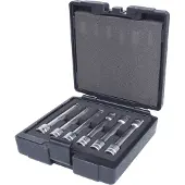 Ks Tools 911.4450 1/2 Torx-E-set med hylsa, 6-delars, E10-E20