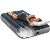 Intex 64781 DuraBeam Standard Twin Uppblåsbar säng (L x B x H) 1910 x 990 x 250 mm Mörkblå